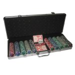 Poker set 500 v alu kufru s čísly