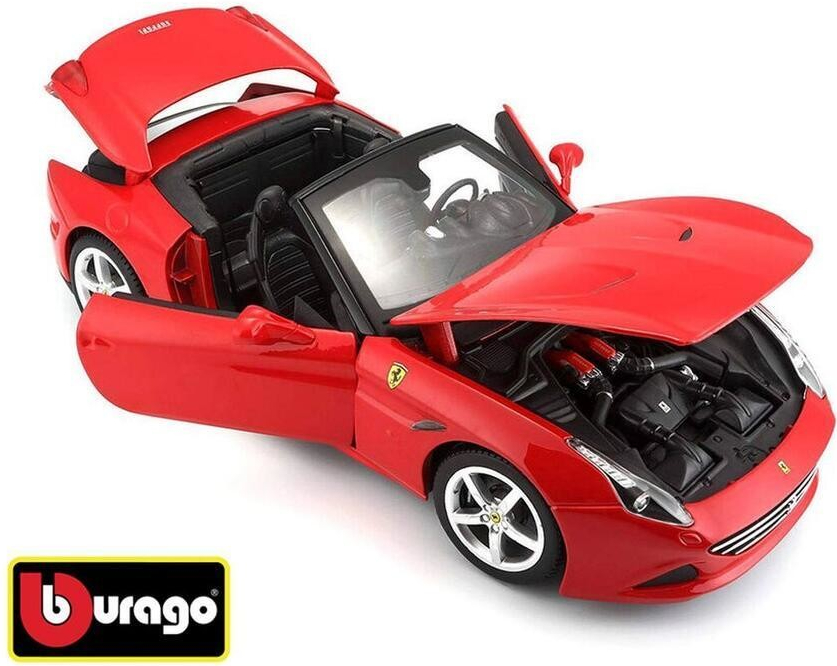 Bburago Ferrari California Totevř. BB18 16007R červená 1:18