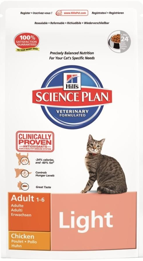 Hill\'s Science Plan Feline Adult Light 1,5 kg