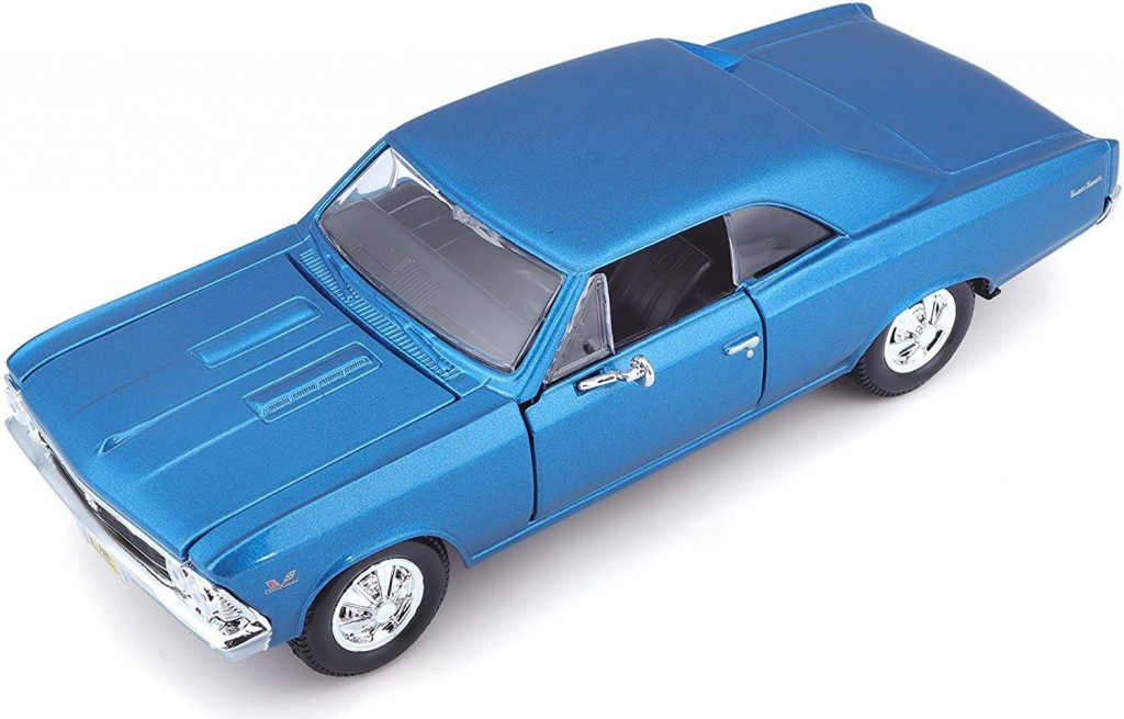 Maisto Chevrolet Chevelle SS 396 1966 modrá 1:24