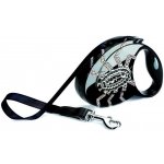 Flexi Glam Spider 3m/12kg Pásek Černé