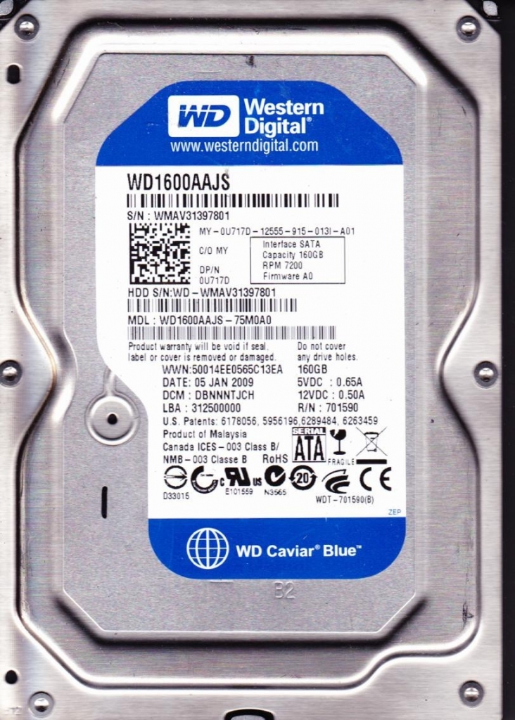 WD Blue 160GB, 3,5\
