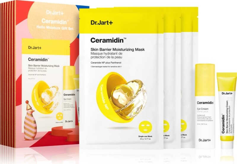 Dr. Jart+ Ceramidin™ Ceramidin™ Skin Barrier Moisturizing Cream hydratační krém s ceramidy 15 ml + Ceramidin™ Eye Cream rozjasňující oční krém 20 ml + Ceramidin™ Skin Barrier Moisturizing