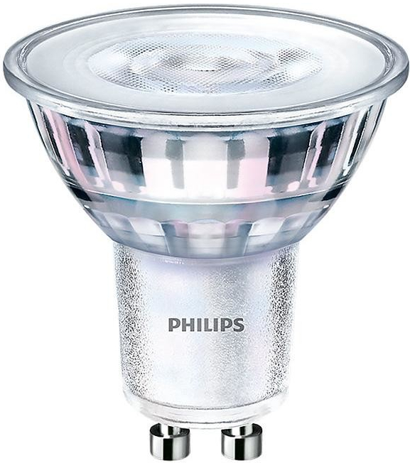Philips LED žárovka GU10 CP 4W 50W teplá bílá 3000K stmívatelná, reflektor 36°