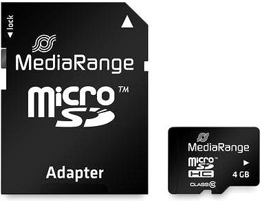 MediaRange microSDHC 4 GB MR956