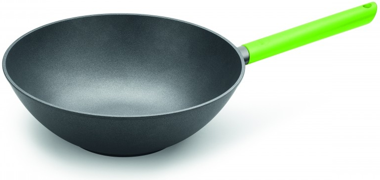 Woll Wok Just Cook na indukci zelená rukojeť 30 cm