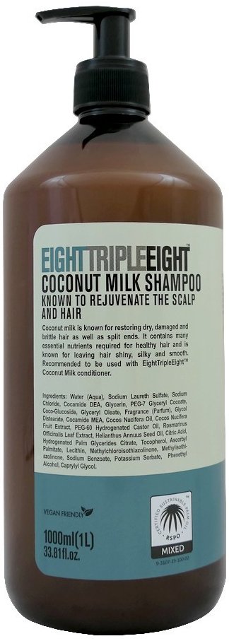 Eight Triple Shampoo Coconut Milk 1000 ml