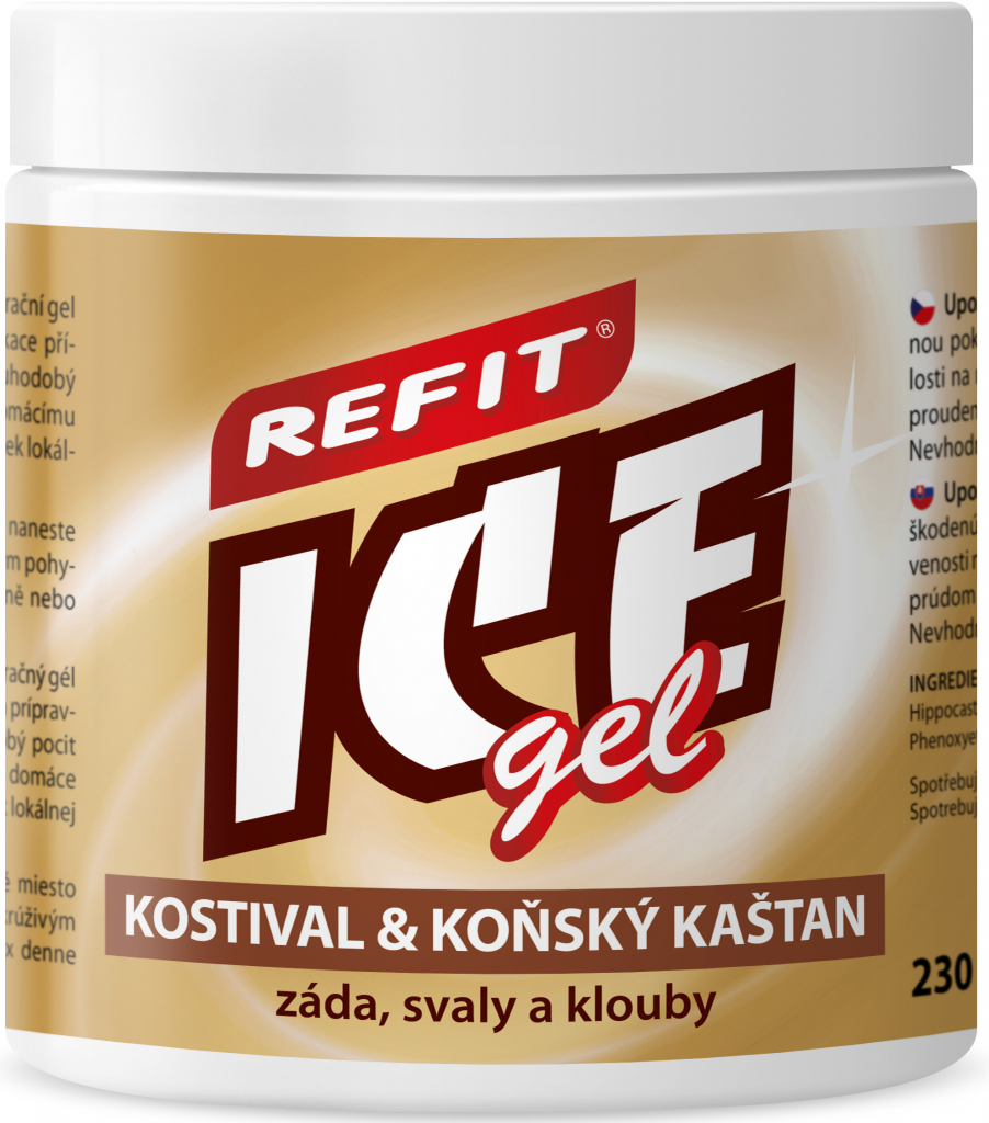 Refit Ice gel s kostivalem a kaštanem 230 ml hnědý