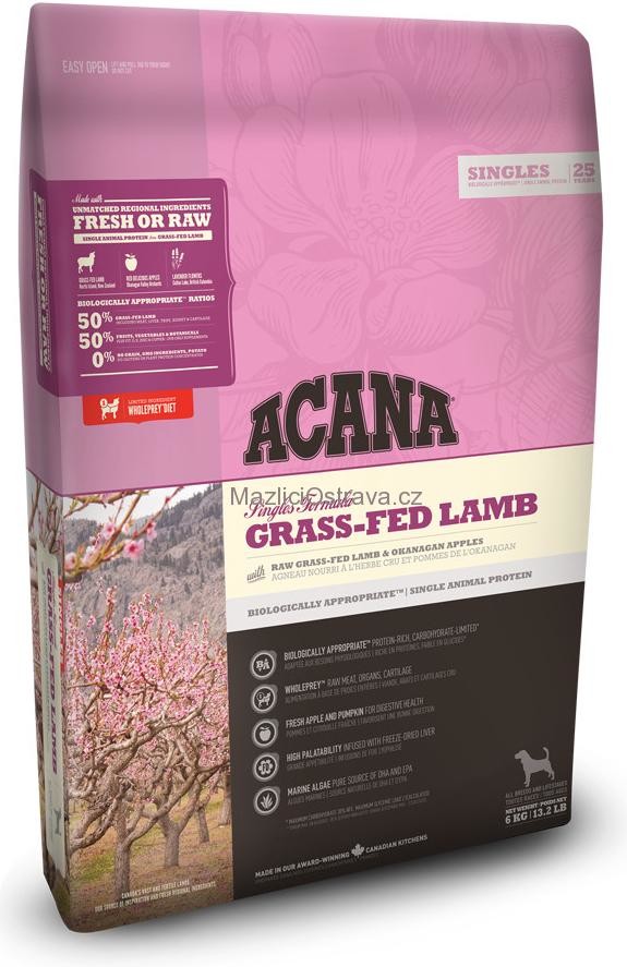 Acana Singles Grass-Fed Lamb 2 x 17 kg