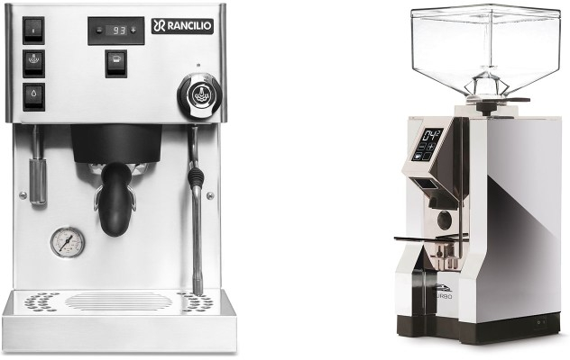 Set Rancilio Silvia PRO X + Eureka Mignon Turbo