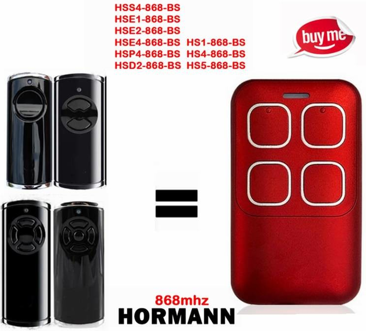 Dálkový ovladač HÖRMANN BS HS1 HS4 HSE1 BiSecur HSM4 868,3 MHz