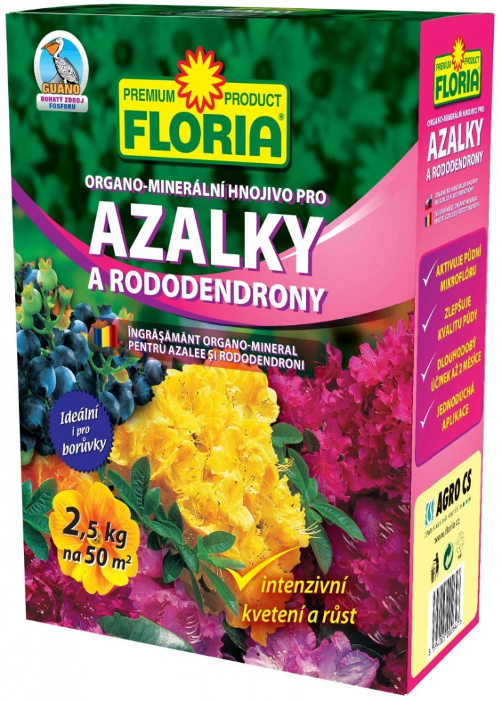 Agro Floria OM pro azalky a rododendrony 2,5 kg