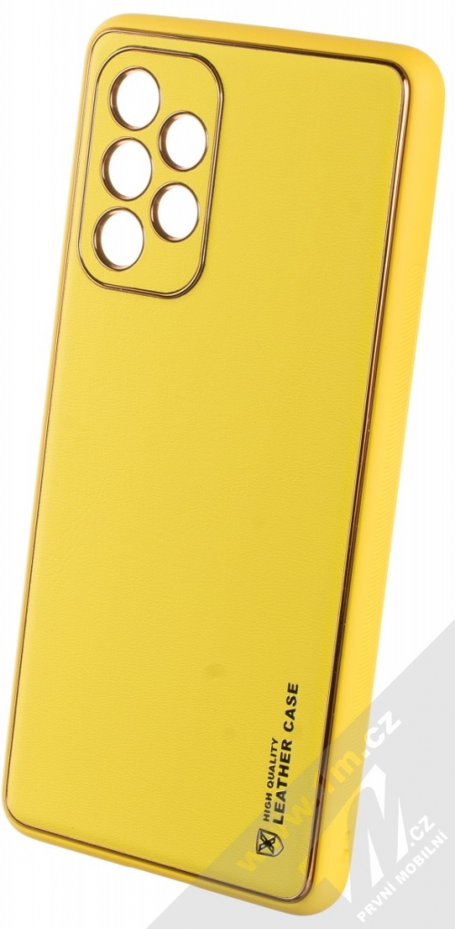 Pouzdro 1Mcz Leather Case Samsung Galaxy A53 5G žluté