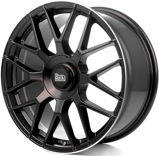 MAM GT1 8x18 5x108/114,3 ET45 matt black polished