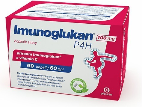 Pleuran Imunoglukan 100 mg P4H 60 kapslí