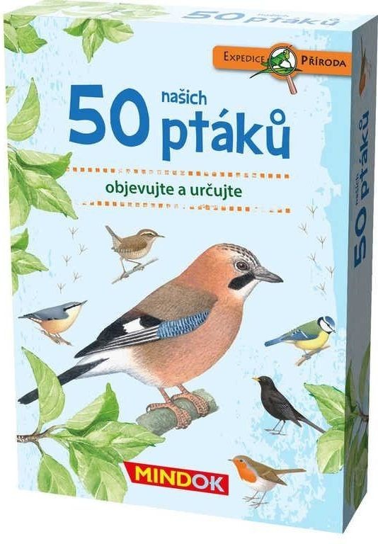 Mindok Expedice příroda: 50 našich ptáků