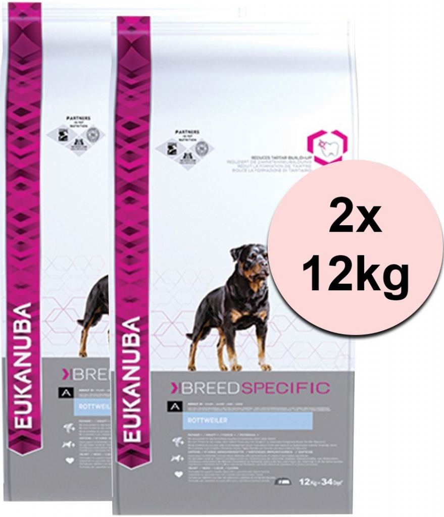 Eukanuba Rottweiler 2 x 12 kg