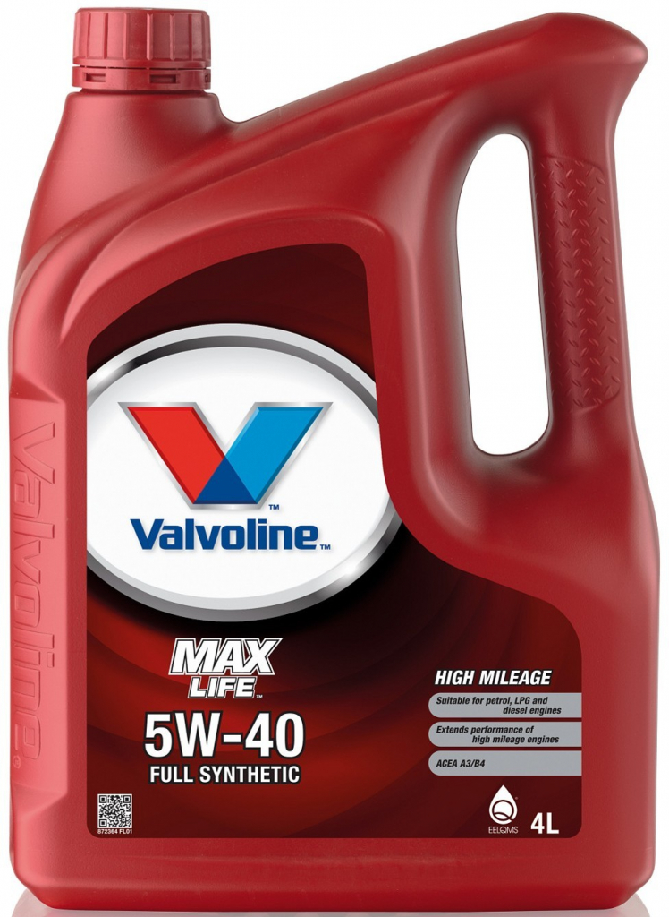 Valvoline Max Life Synthetic 5W-40 4 l