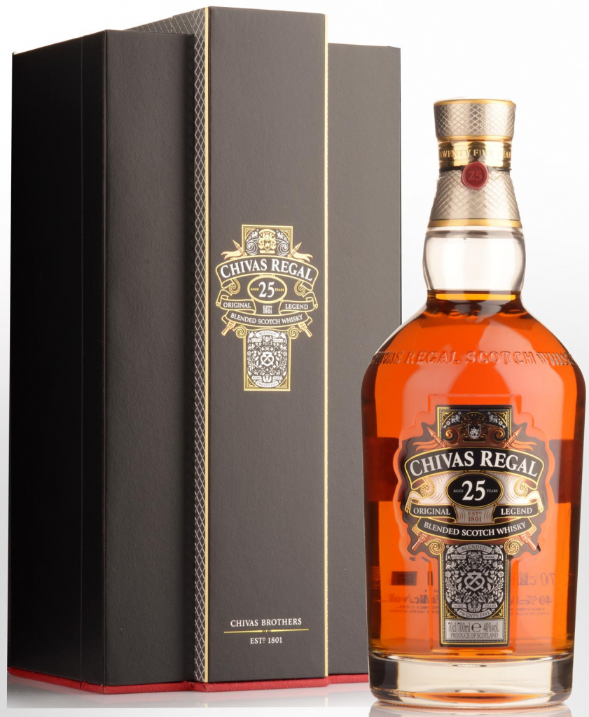 Chivas Regal 25y 40% 0,7 l (kazeta)