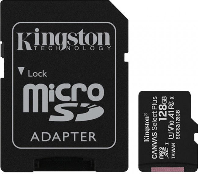 Kingston MicroSDXC UHS-I U3 128 GB SDCG3/128GBSP