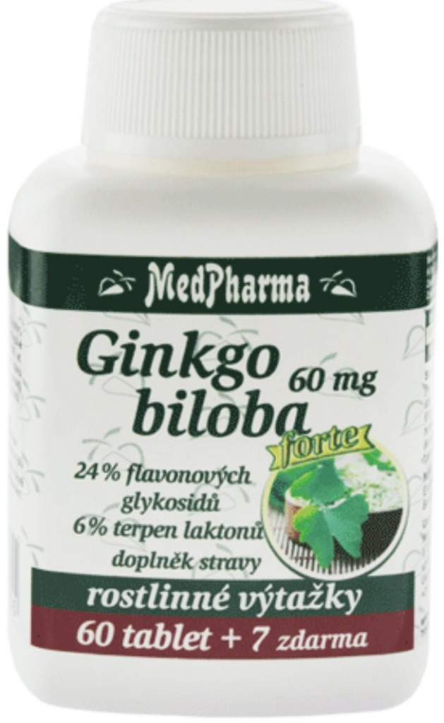 MedPharma Ginkgo biloba 60 mg Forte 67 tablet