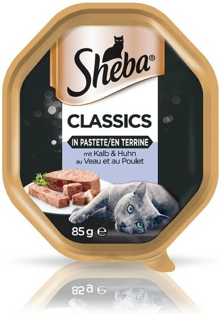 Sheba Classics s telecím a kuřecím masem 85 g