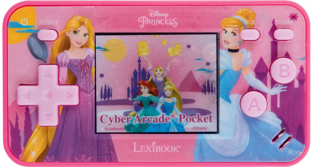 Lexibook LCD herní konzole, 150 her Princezny
