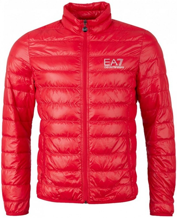 Emporio Armani pánská značková bunda prošívaná 2019 red