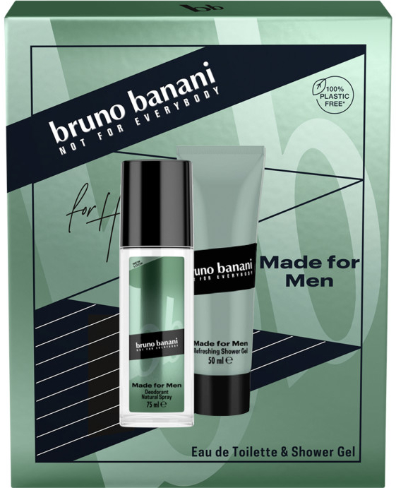 Bruno Banani Made For Men deodorant sklo 75 ml + sprchový gel 50 ml dárková sada