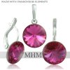 Swarovski souprava Rivoli Fuchsia