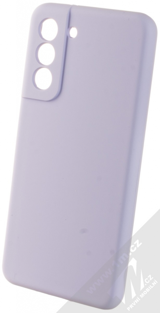 Pouzdro 1Mcz Silicone Skinny ochranné Samsung Galaxy S21 FE šeříkově fialové