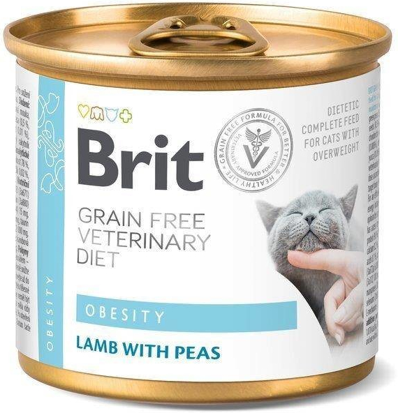 Brit Veterinary Diets Cat GF Obesity 0,2 kg