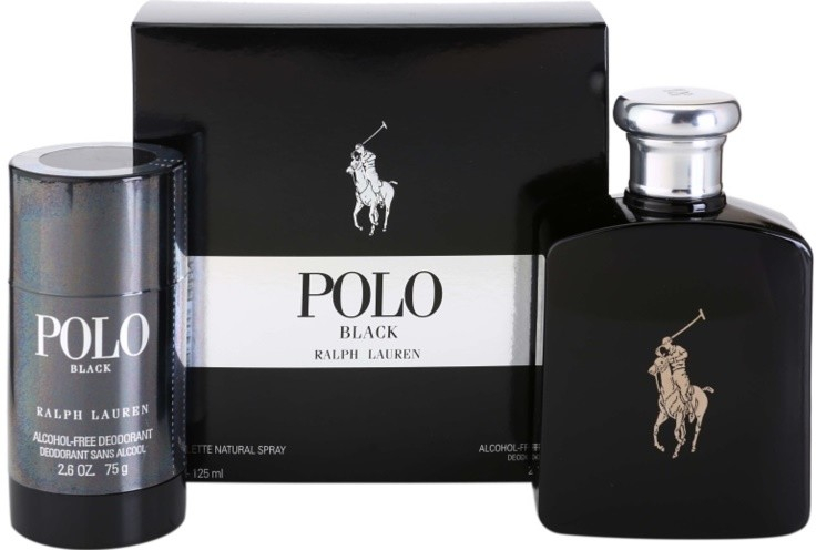 Ralph Lauren Polo Black EDT 125 ml + deostick 75 ml dárková sada