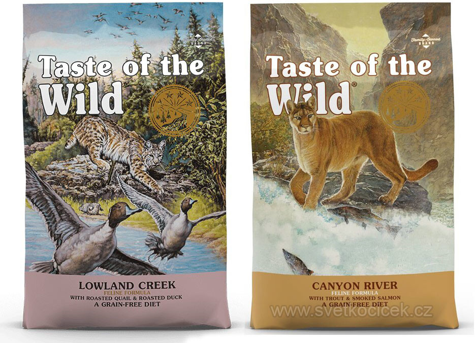 Taste of the Wild Lowland Creek Canyon River 2 x 6,6 kg