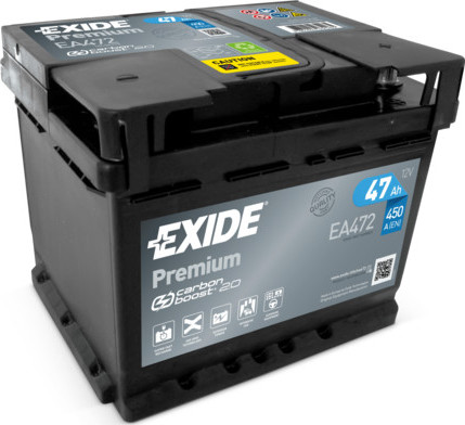 Exide Premium 12V 47Ah 450A EA472