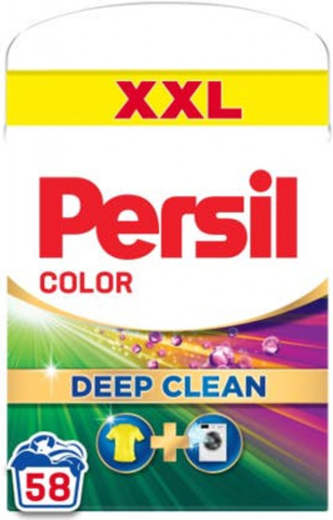 Persil Prací prášek Deep Clean Color 3,48 kg 58 PD