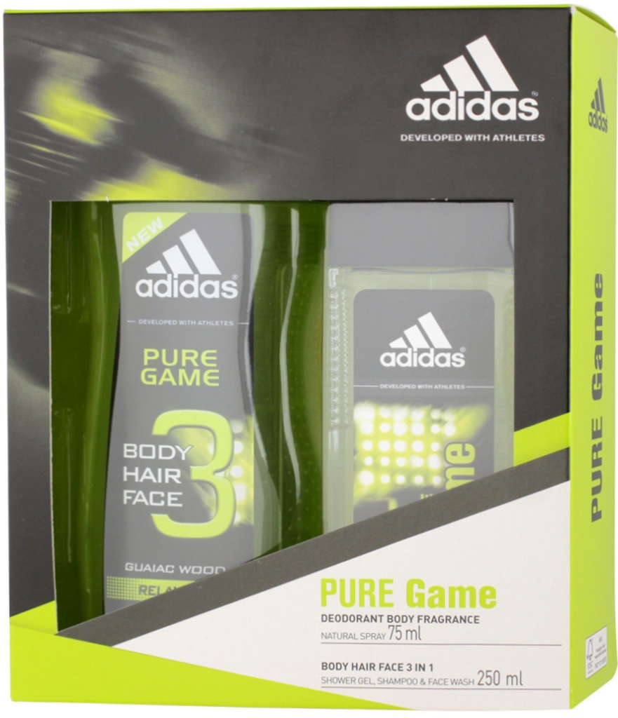 Adidas Pure Game deospray 75 ml + sprchový gel 250 ml dárková sada