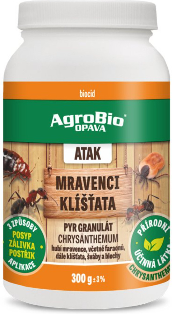 AgroBio ATAK PYR Granulát Chrysanthemum 300 g