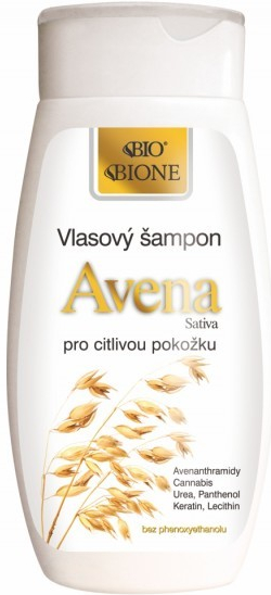 Bione Cosmetics Vlasový šampon pro citlivou pokožku Avena Sativa 260 ml