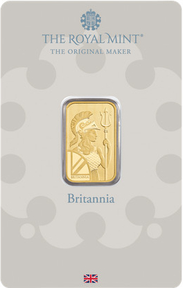 The Royal Mint Britannia zlatý slitek 5 g
