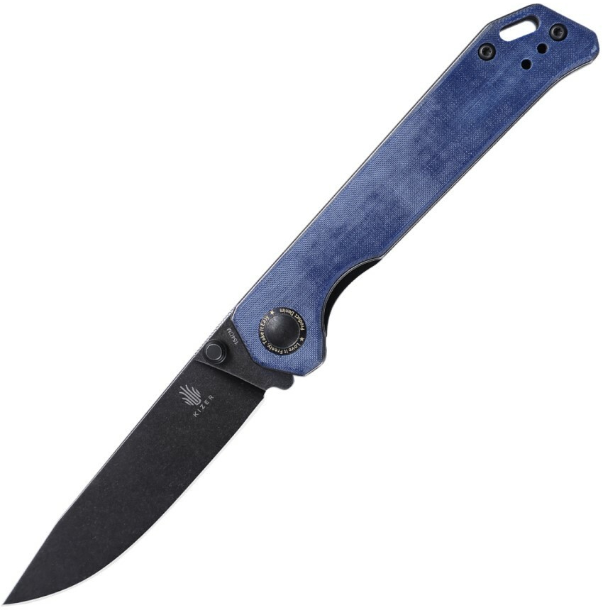 Kizer Begleiter 2 Folding Knife, Denim Micarta