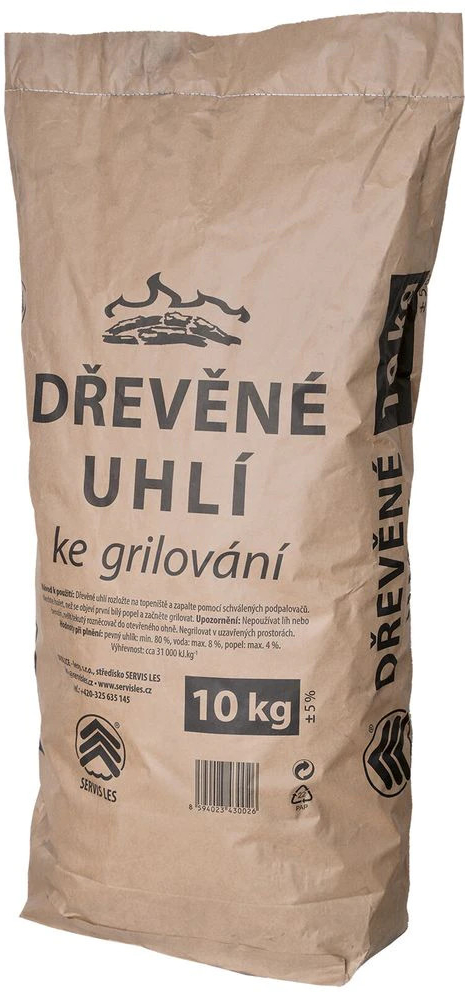 Vladeko Dřevěné uhlí 10kg