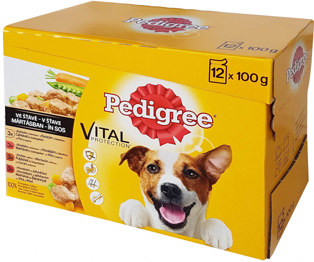 Pedigree Vital Protection 100% kompletní výživa v želé 12 x 100 g