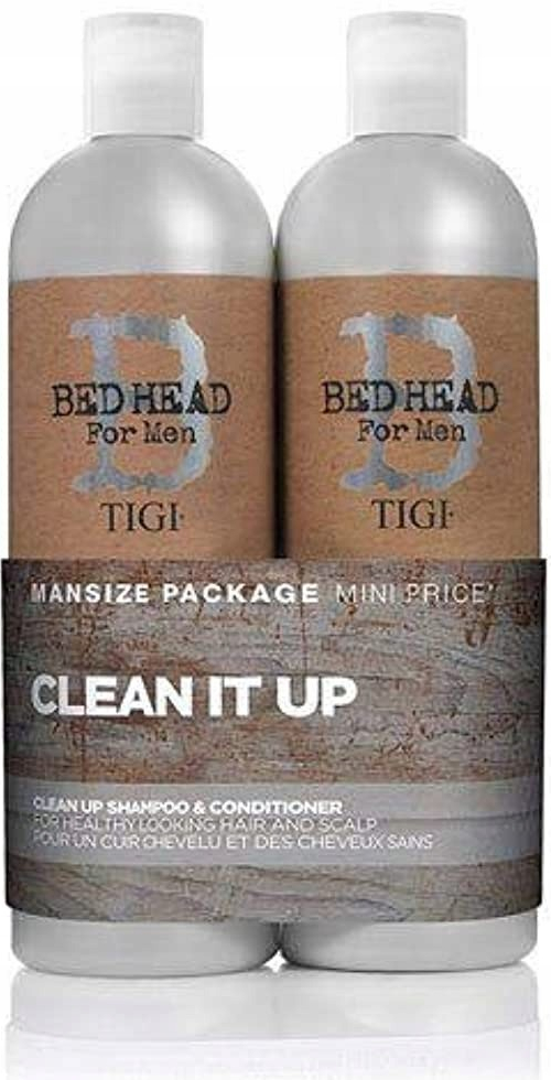 Tigi Bed Head Man Clean Up 750 ml šampon + 750 ml kondicionér dárková sada