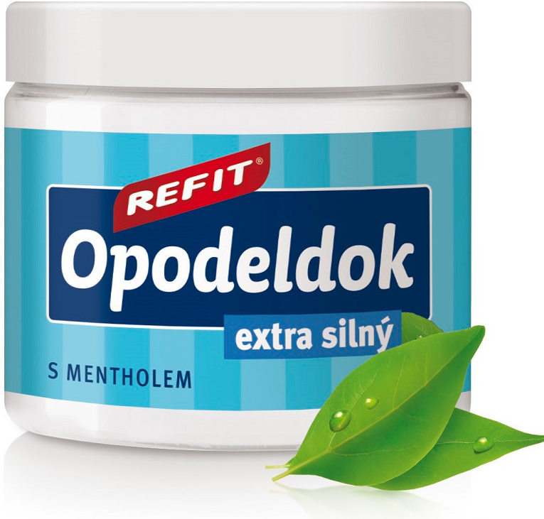 Refit Opodeldok hřejivá mentolová mast 200 ml