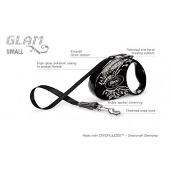 FLEXI Glam Wings 3m/12 kg Pásek černé