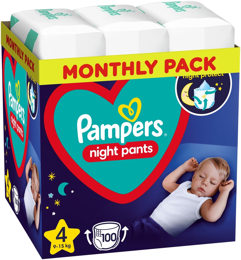 Pampers Night Pants 4 100 ks