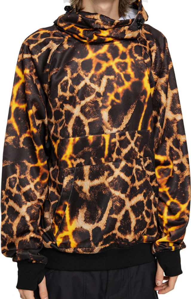 Volcom Hydro Riding Hoodie gold giraffe