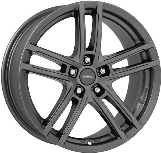 Dezent TZ 6x15 5x100 ET38 matt graphite