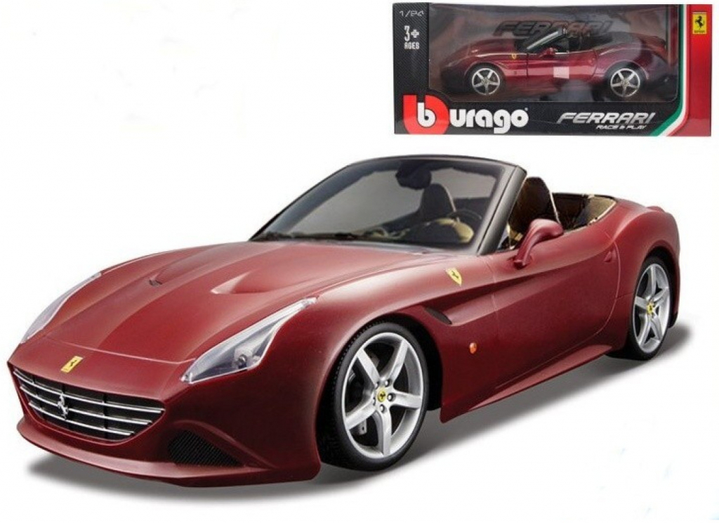 Bburago FERRARI CALIFORNIA T OPEN červená 1:24